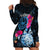 Tahiti Ia Orana Hoodie Dress Polynesian Turtle With Coat Of Arms LT05 - Polynesian Pride