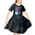 Tahiti Ia Orana Kid Short Sleeve Dress Polynesian Turtle With Coat Of Arms LT05 - Polynesian Pride