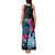 Tahiti Ia Orana Tank Maxi Dress Polynesian Turtle With Coat Of Arms LT05 - Polynesian Pride