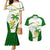 Custom Tailevu Rugby Couples Matching Mermaid Dress and Hawaiian Shirt Fiji Tapa Pattern LT05 Green - Polynesian Pride