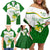 Custom Tailevu Rugby Family Matching Off Shoulder Short Dress and Hawaiian Shirt Fiji Tapa Pattern LT05 - Polynesian Pride