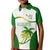 Custom Tailevu Rugby Kid Polo Shirt Fiji Tapa Pattern LT05 Kid Green - Polynesian Pride