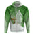 Happy Palm Sunday Hoodie With Polynesian Pattern LT05 Zip Hoodie Green - Polynesian Pride