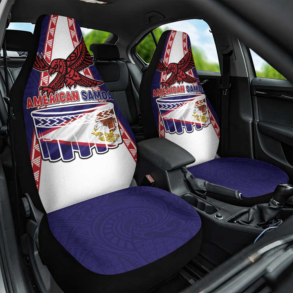 American Samoa Flag Day Car Seat Cover Flag Style LT05 One Size Blue - Polynesian Pride