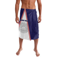 Personalised American Samoa Flag Day Lavalava Flag Style LT05 Blue - Polynesian Pride