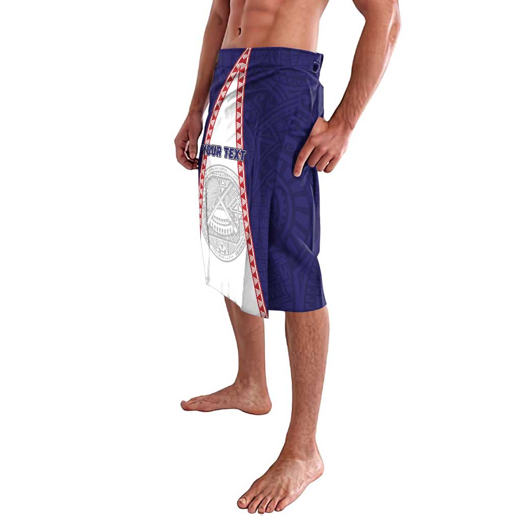 Personalised American Samoa Flag Day Lavalava Flag Style LT05 - Polynesian Pride