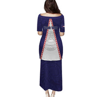 Personalised American Samoa Flag Day Puletasi Flag Style LT05 - Polynesian Pride