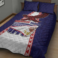 American Samoa Flag Day Quilt Bed Set Flag Style LT05 - Polynesian Pride