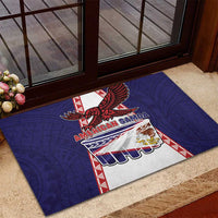 American Samoa Flag Day Rubber Doormat Flag Style LT05 - Polynesian Pride