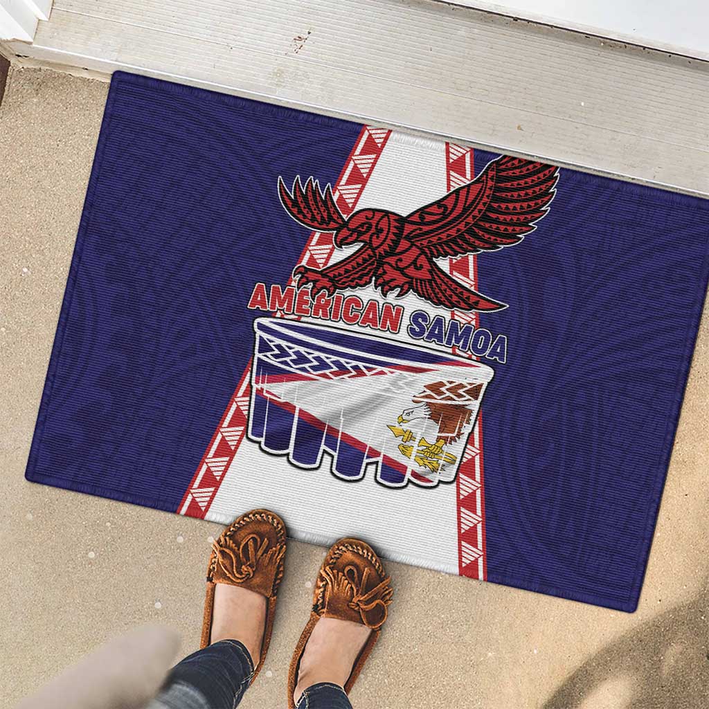 American Samoa Flag Day Rubber Doormat Flag Style LT05 - Polynesian Pride