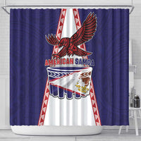 American Samoa Flag Day Shower Curtain Flag Style LT05 - Polynesian Pride