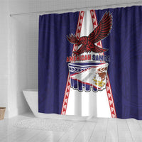 American Samoa Flag Day Shower Curtain Flag Style LT05 - Polynesian Pride