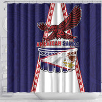 American Samoa Flag Day Shower Curtain Flag Style LT05 - Polynesian Pride