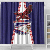 American Samoa Flag Day Shower Curtain Flag Style LT05 - Polynesian Pride