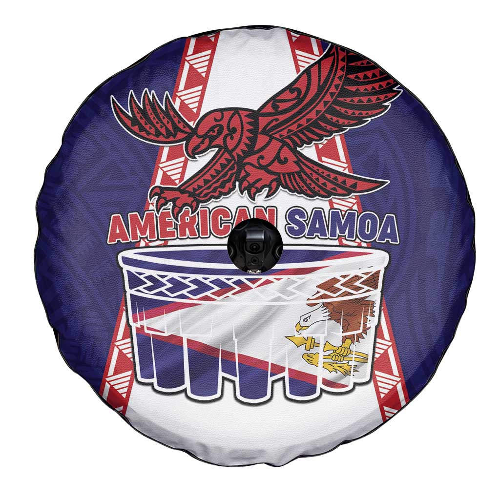 American Samoa Flag Day Spare Tire Cover Flag Style LT05 - Polynesian Pride