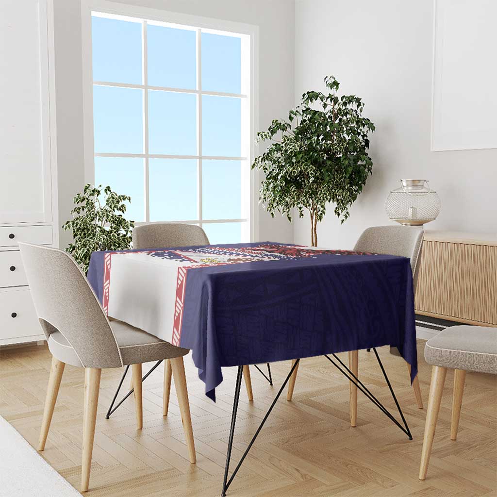 American Samoa Flag Day Tablecloth Flag Style LT05 - Polynesian Pride