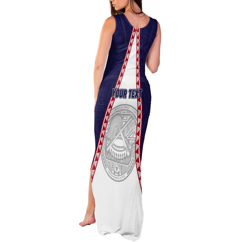 Personalised American Samoa Flag Day Tank Maxi Dress Flag Style LT05 - Polynesian Pride