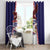 American Samoa Flag Day Window Curtain Flag Style