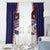 American Samoa Flag Day Window Curtain Flag Style