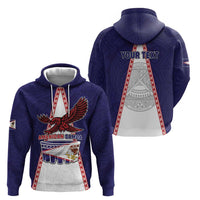 Personalised American Samoa Flag Day Zip Hoodie Flag Style LT05 - Polynesian Pride