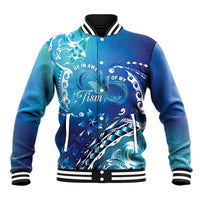 Polynesia Autism Awareness Baseball Jacket Be In Awe Of My 'Tism LT05 Unisex Blue - Polynesian Pride
