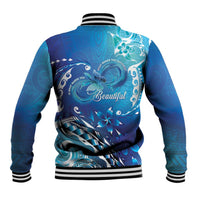 Polynesia Autism Awareness Baseball Jacket Be In Awe Of My 'Tism LT05 - Polynesian Pride
