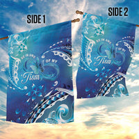 Polynesia Autism Awareness Garden Flag Be In Awe Of My 'Tism LT05 - Polynesian Pride