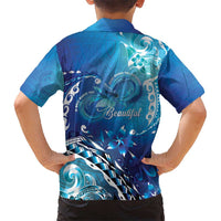 Polynesia Autism Awareness Hawaiian Shirt Be In Awe Of My 'Tism LT05 - Polynesian Pride