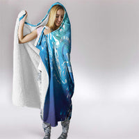 Polynesia Autism Awareness Hooded Blanket Be In Awe Of My 'Tism LT05 - Polynesian Pride