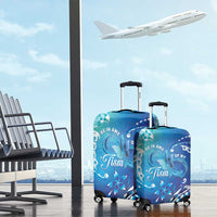 Polynesia Autism Awareness Luggage Cover Be In Awe Of My 'Tism LT05 - Polynesian Pride