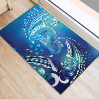 Polynesia Autism Awareness Rubber Doormat Be In Awe Of My 'Tism LT05 - Polynesian Pride