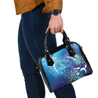 Polynesia Autism Awareness Shoulder Handbag Be In Awe Of My 'Tism LT05 - Polynesian Pride