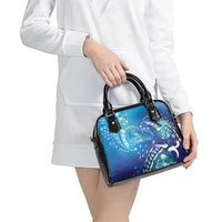 Polynesia Autism Awareness Shoulder Handbag Be In Awe Of My 'Tism LT05 - Polynesian Pride