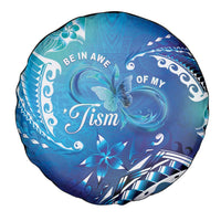Polynesia Autism Awareness Spare Tire Cover Be In Awe Of My 'Tism LT05 - Polynesian Pride