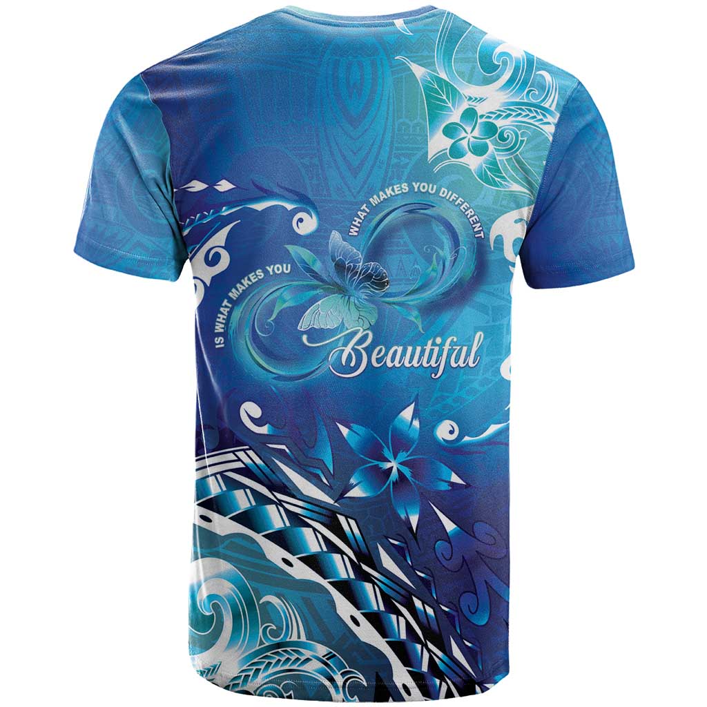 Polynesia Autism Awareness T Shirt Be In Awe Of My 'Tism LT05 - Polynesian Pride