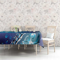Polynesia Autism Awareness Tablecloth Be In Awe Of My 'Tism LT05 - Polynesian Pride