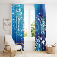 Polynesia Autism Awareness Window Curtain Be In Awe Of My 'Tism LT05 - Polynesian Pride