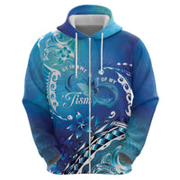 Polynesia Autism Awareness Zip Hoodie Be In Awe Of My 'Tism LT05 - Polynesian Pride