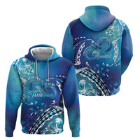 Polynesia Autism Awareness Zip Hoodie Be In Awe Of My 'Tism LT05 - Polynesian Pride