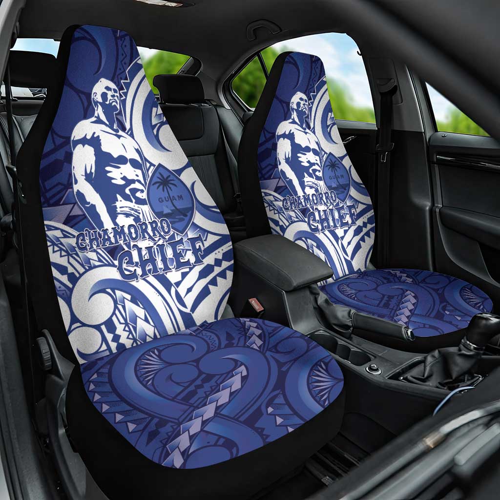 Guam Chief Kepuha Car Seat Cover Chamorro Pride LT05 One Size Blue - Polynesian Pride
