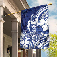 Guam Chief Kepuha Garden Flag Chamorro Pride LT05 House Flag Blue - Polynesian Pride