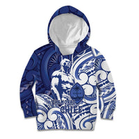 Guam Chief Kepuha Kid Hoodie Chamorro Pride LT05 Hoodie Blue - Polynesian Pride
