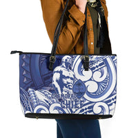Guam Chief Kepuha Leather Tote Bag Chamorro Pride LT05 - Polynesian Pride