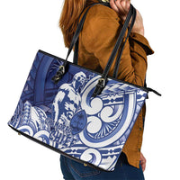 Guam Chief Kepuha Leather Tote Bag Chamorro Pride LT05 - Polynesian Pride