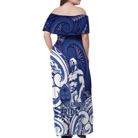 Guam Chief Kepuha Off Shoulder Maxi Dress Chamorro Pride LT05 - Polynesian Pride