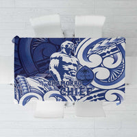 Guam Chief Kepuha Tablecloth Chamorro Pride LT05 Blue - Polynesian Pride