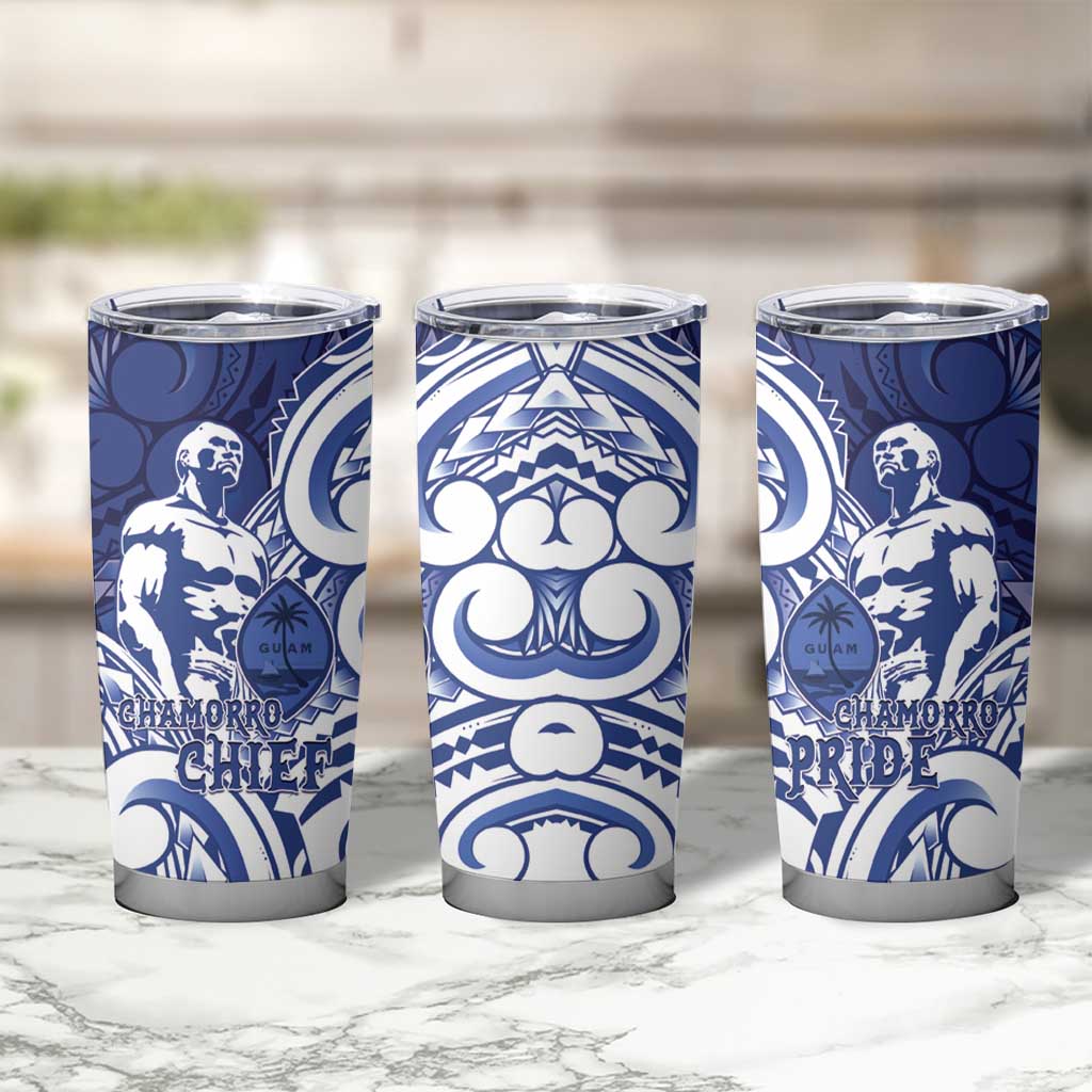 Guam Chief Kepuha Tumbler Cup Chamorro Pride LT05 - Polynesian Pride
