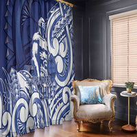 Guam Chief Kepuha Window Curtain Chamorro Pride LT05 - Polynesian Pride