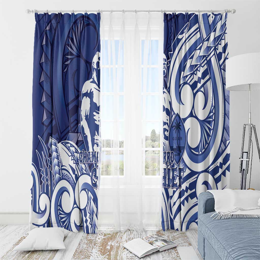 Guam Chief Kepuha Window Curtain Chamorro Pride LT05 - Polynesian Pride