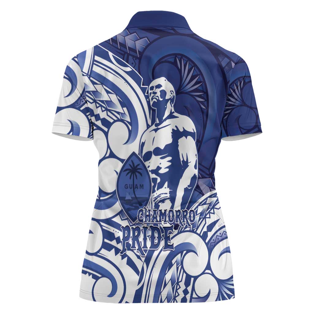 Guam Chief Kepuha Women Polo Shirt Chamorro Pride LT05 - Polynesian Pride